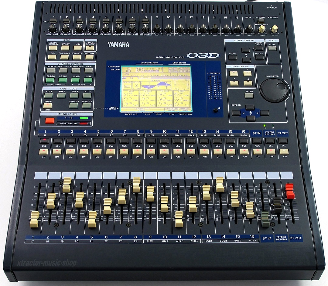 YAMAHA 03D DIGITALMISCHPULT O3D 02R / Digitalmischpult Mixer + 1J