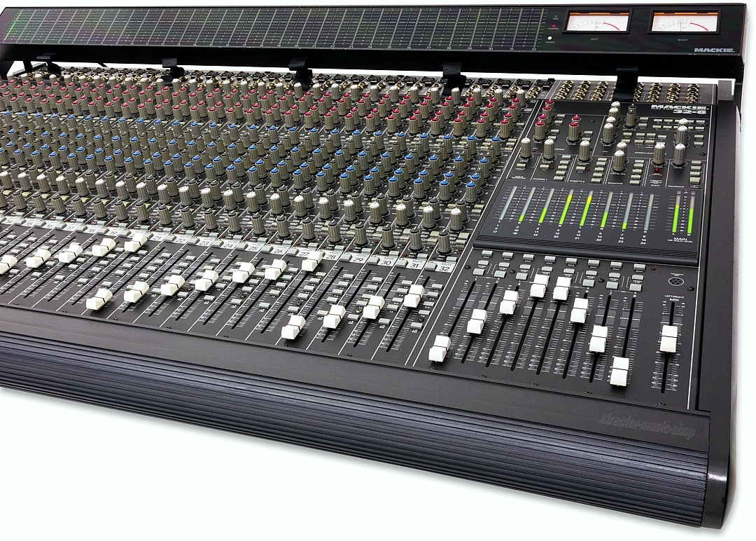 MACKIE 32.8 Bus Analog Mischpult Mixer MACKIE 32 8 + Meterbridge OVP