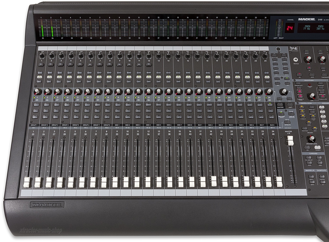 MACKIE D8B 72Channel / 56 Input / 8 Bus Digitalmischpult OS 5.1 + 1J