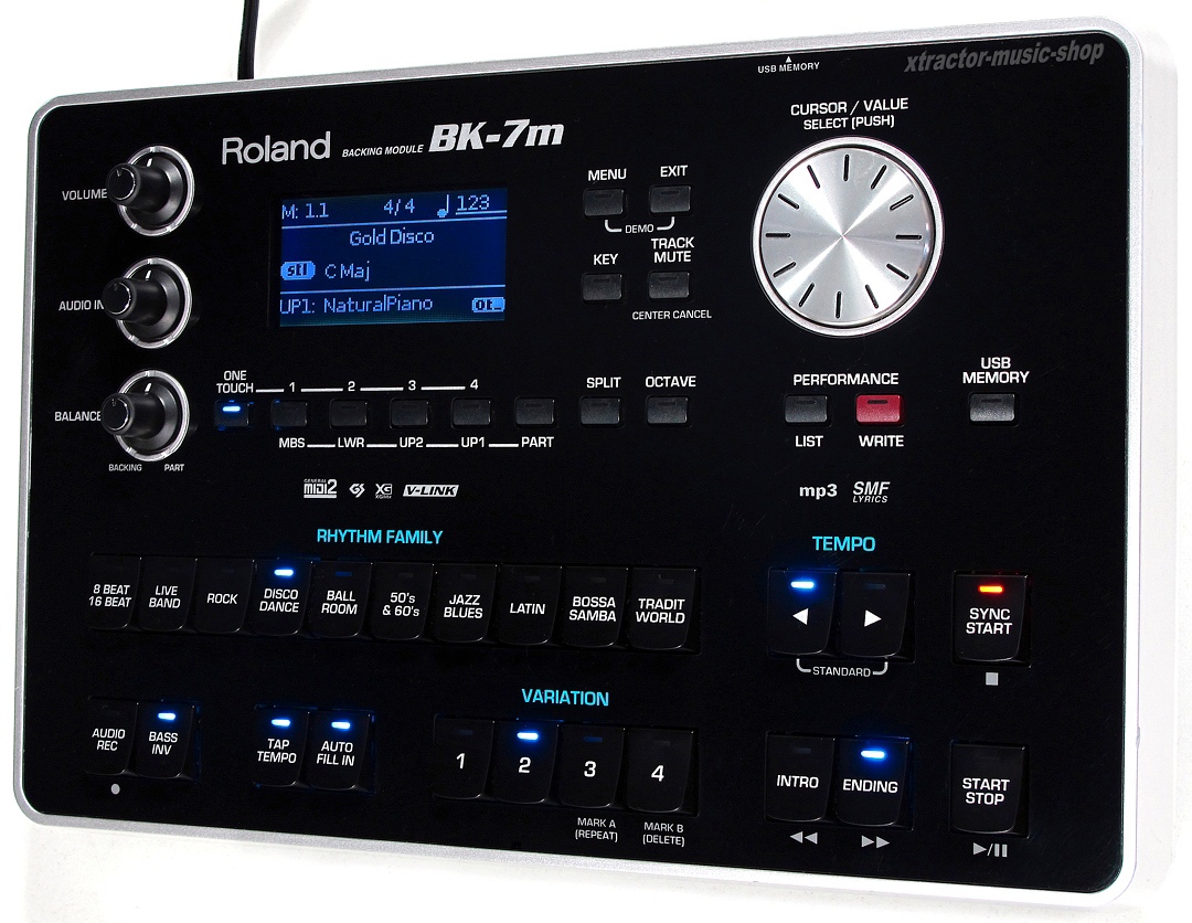 ROLAND BK-7M Soundmodul BK7m Arranger Begleit-Modul mp3 USB + 1J GEWÄHR