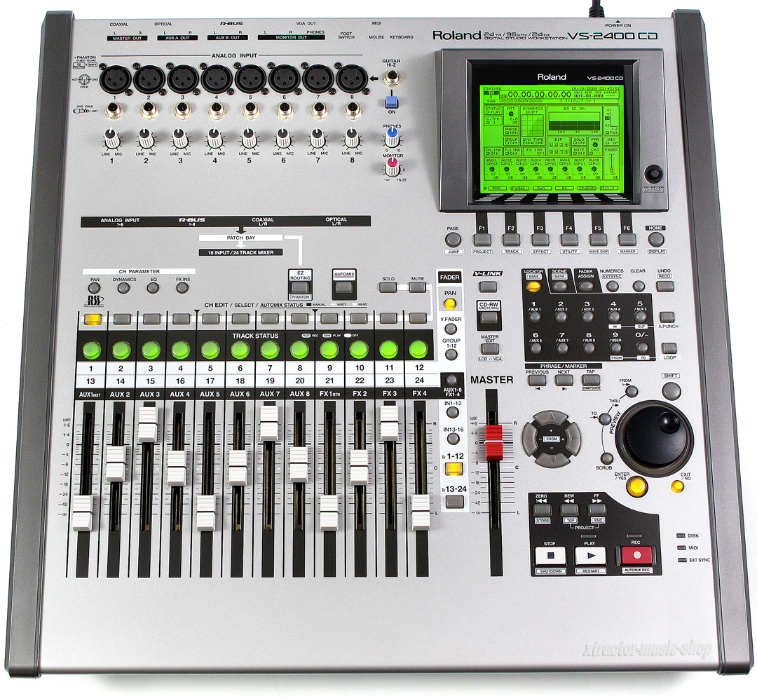 Roland VS2400CD Recordingstudio VS2400 Kompaktstudio / TOP + 1J GEWÄHR