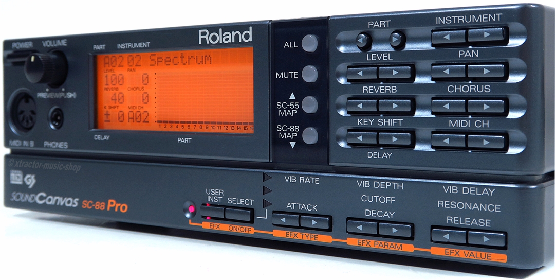 ROLAND SC88 PRO Sound Canvas SC88 Pro Soundmodul / Top Zustand + GEWÄHR