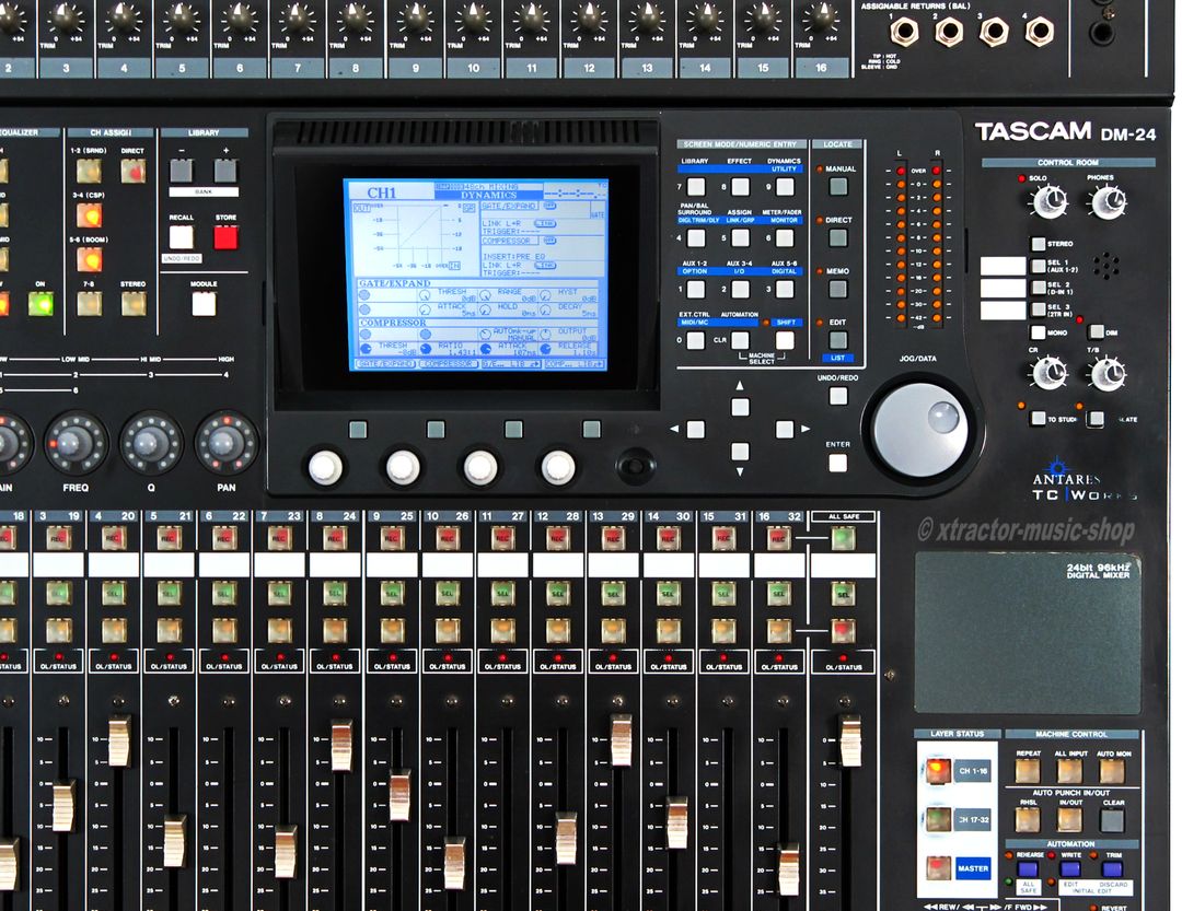 TASCAM DM24 Digital Mischpult DM24 Mixer Digitalmischpult + 1J GEWÄHR