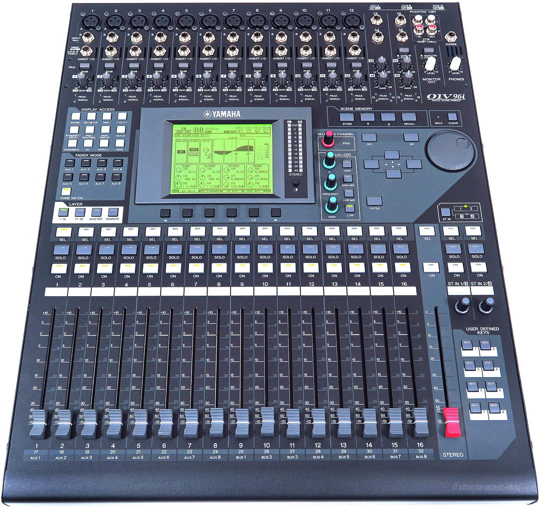 Yamaha 01v96i 01v96 i USB 19" digital mesa de mezclas 96khz mezclador